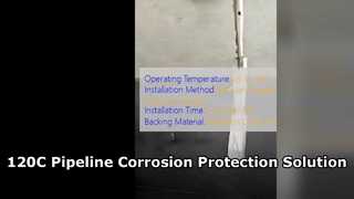 Manicotto termorestringente 3LPP per protezione dalla corrosione delle tubazioni 120C